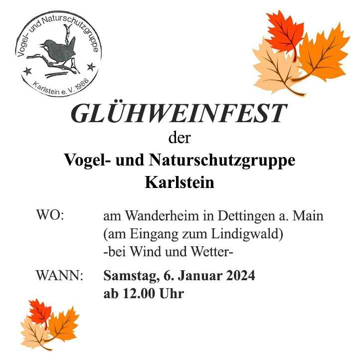 Glühweinfest am Wanderheim 2024